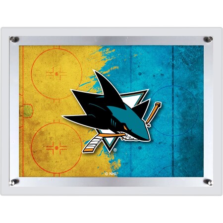 Holland Bar Stool Co San Jose Sharks 19.25 in. x 14.5 in. Backlit LED Sign by Company LBLedA