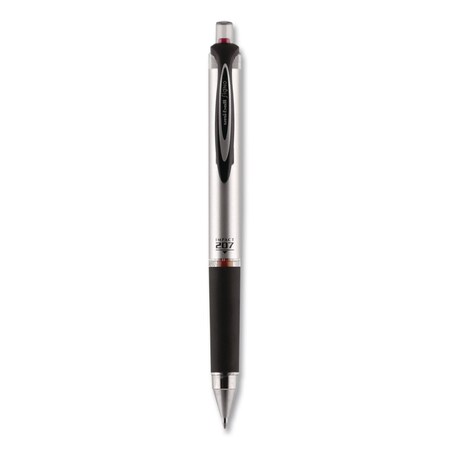 Uni-Ball Impact 207 Retractable Gel Pen, Bold 1mm, Red Ink, Black/Red Barrel 65872
