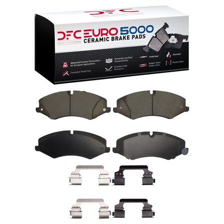 Dfc 5000 Euro Ceramic Disc Brake Pad Set, 1600-1479-01