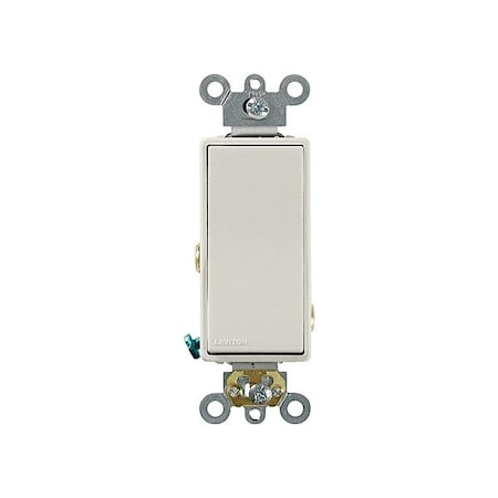 Leviton Wall Switch, Rocker, 3 A, Ivory 56080-2I