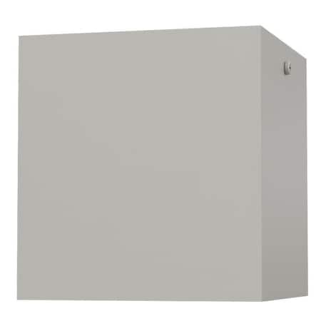 Westgate 4in SQUARE CYLINDER 4.8in H, DAMP LOC., 9/12/155W 30/40/50K TRIAC OR 120-277V 0-10V, WH, 9W/12W/15W CMCS4S-MCTP-DD-WH