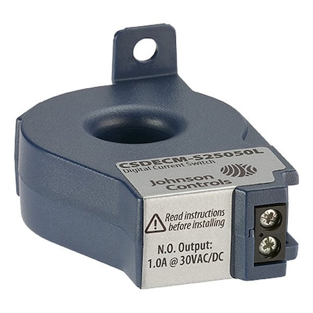 Johnson Controls Current Sensing Relay, Solid Core, 0.50A CSDSC-S75050L