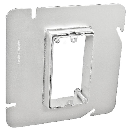 Southwire Device Ring, 1 Gang, Galvanized Steel, Square Box Type 61AMR-1