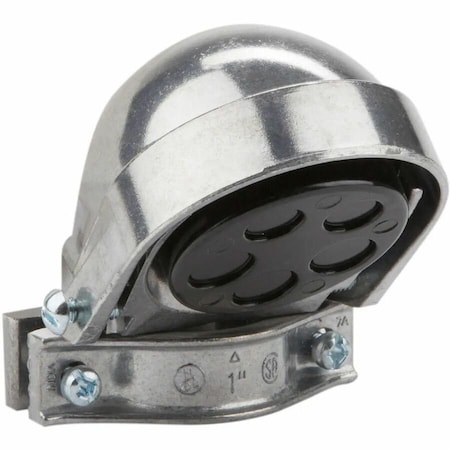 Dottie Conduit Fitting 3/4 in, Clamp-On, Aluminum, Zinc Plated EC75