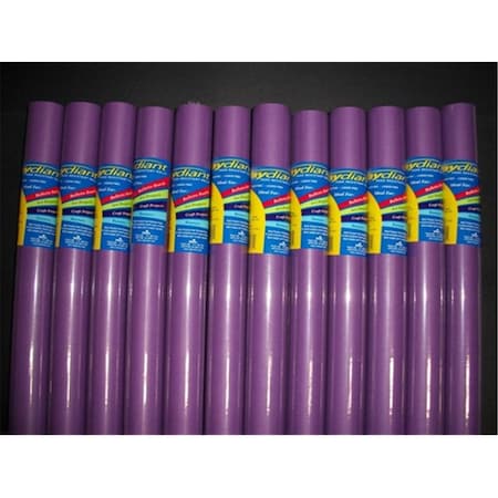 Riteco Raydiant Fade Resistant Art Rolls Purple 24 In. X 12 Ft. 12 Pack, 12PK 80051
