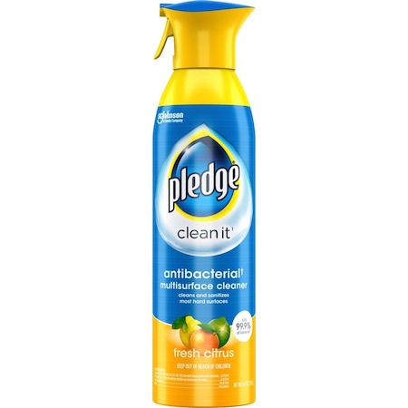 Pledge Cleaners & Detergents, Aerosol Spray, Citrus, 6 PK 307951