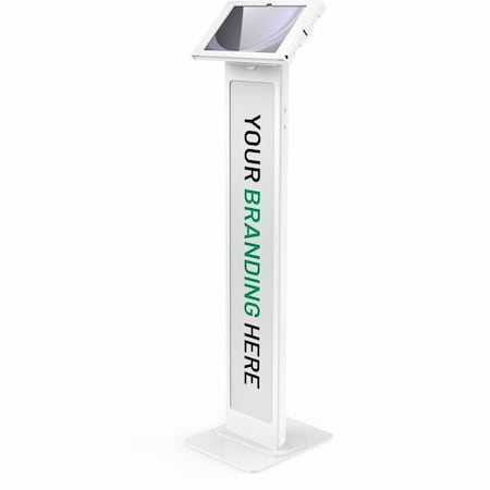 Compulocks GALAXY TAB A9+ APEX ENCLOSURE BRANDABLE FLOOR STAND WHITE 140W11GAPX9W