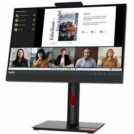 Lenovo ThinkCentre Tiny-In-One 22 Gen 5 22" Class Webcam Full HD LED Monitor - 16:9 - Black 12N9GAR1US