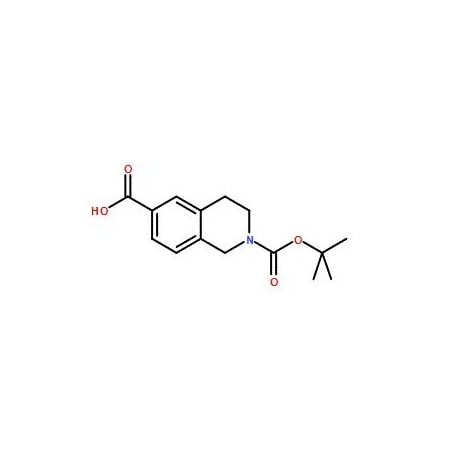 Ak Scientific 2-Boc-1, 2, 3, 4-tetrahydro-isoquinoline-6-carboxylic acid (250mg), CAS 170097-67-3 X4680-250mg