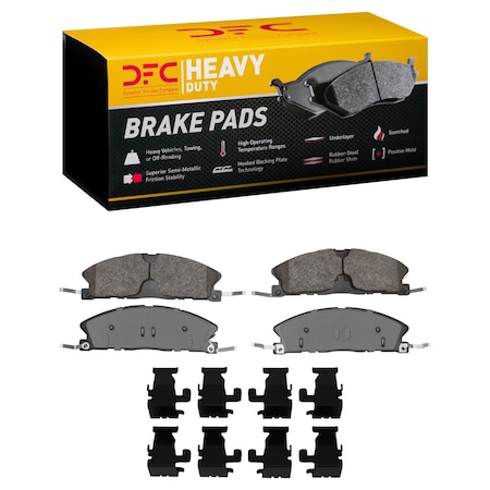 Dfc Heavy Duty Disc Brake Pad Set, 1214-1611-12
