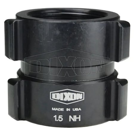 Dixon Style N53 Rocker Lug Adapter, 1-1/2 in, FNPT Rigid x Female NST NH Swivel N53-15F15T