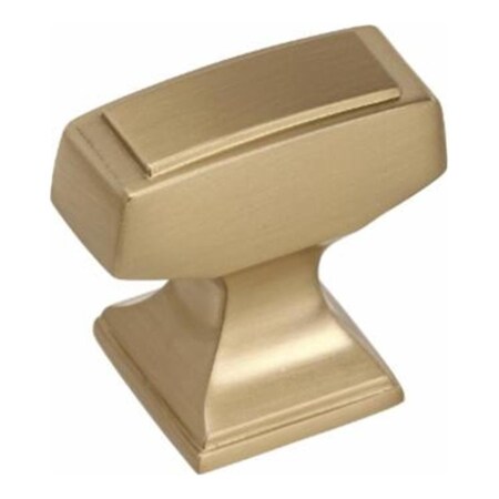 Gardencare 1.5 in. Mulholland Cabinet Knob - Golden Champagne GA1075568