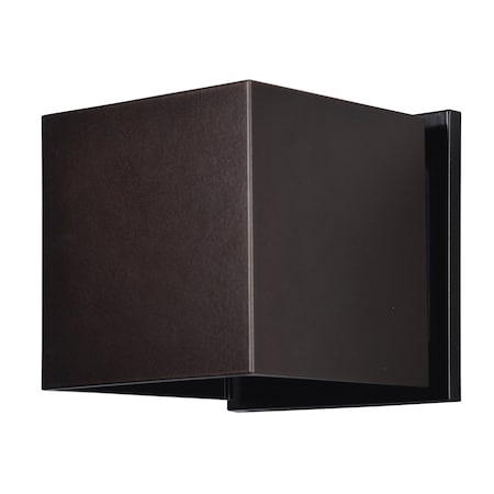Access Lighting Square, BiDirectional Outdoor LED Wall Mount, Bronze Finish 20399LEDMG-BRZ