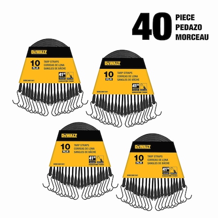Dewalt TARP STRAPS 41", 40PK DXBC3001041-40