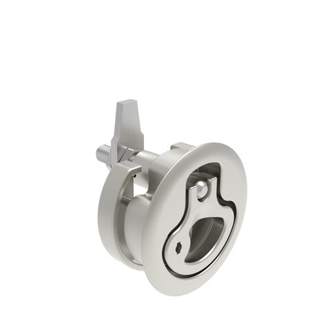 Southco Push-to-Close Latch, Large Size, Key Locking, 12 - 22.5mm .475 - . 885 in Door thickness M1-25-82-38