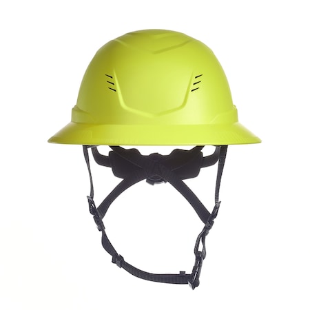 Msa Safety Helmet, High-Visibility Yellow, ABS 10250590