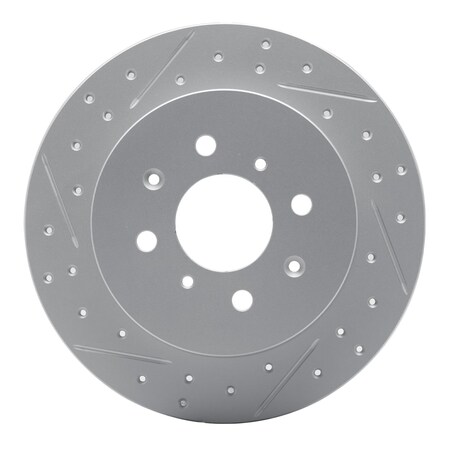 Dynamic Friction Co DFC Geoperformance Rotor - Drilled and Slotted 830-59031L