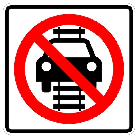 Sign Solutions Usa Traffic Sign, 24 in Width, Aluminum Sign, Square DUS10DWT2424R15-6