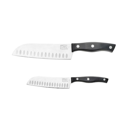 Chicago Cutlery Ellsworth Series Santoku Knife Set, 2-Piece, Polymer/Stainless Steel 1137219