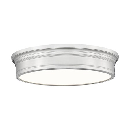 Z-Lite Bentley Brushed Nickel 1 Light Flush Mount 7702F20-BN-LED