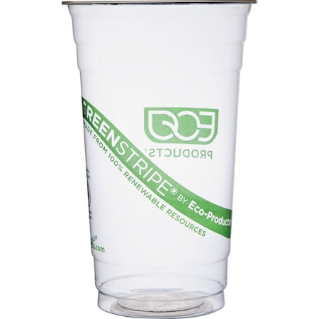 Eco-Products ; EPCC24GS GreenStripe PLA Cold Cups; 24oz; Clear; 1000/Carton EPCC24GS