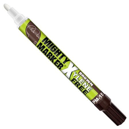 Mighty Marker PM-15 Paint Marker, Eco-Friendly, 10ml Alcohol Based Paint, Brown Color Family, 8-PK 80315