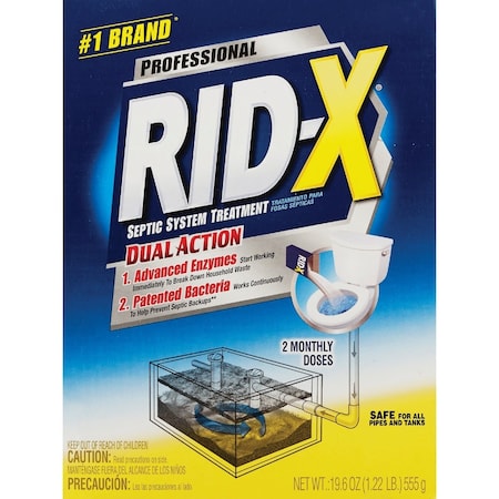 Rid-X Professional 19.6 Oz. Septic Tank Treatment, 2PK 1920083623