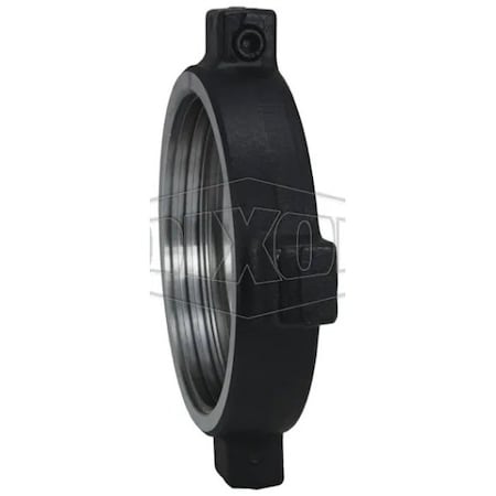 Dixon 2 pc Hammer Union Split Nut, 5 in, Forged Steel, Black HUS500RN