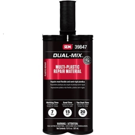 Sem Products DUAL MIX MULTI-PLSTC RPR MATERIAL 7oz SE39847