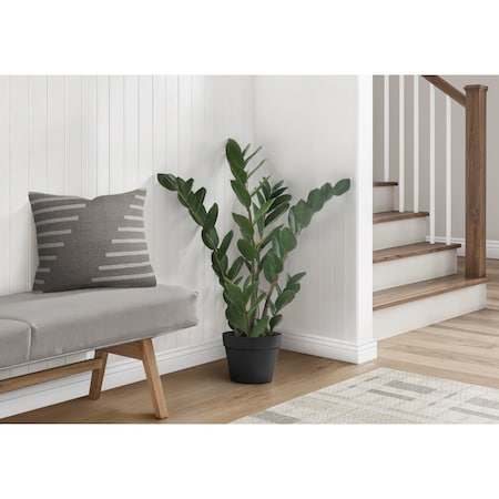Monarch Specialties Artificial Plant 29" Tall Zz Tree, Indoor, Faux, Fake, Floor, Greenery, Potted, Real Touch I 9506
