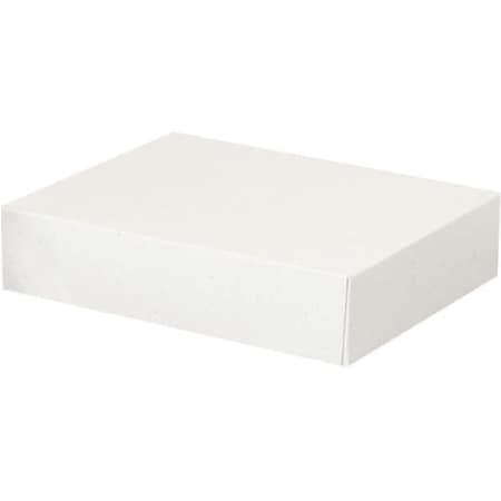 Partners Brand 8 1/2 in x 11 in x 2 1/2 in Stationery Folding Cartons, White, Fiberboard, 200 PK RA1