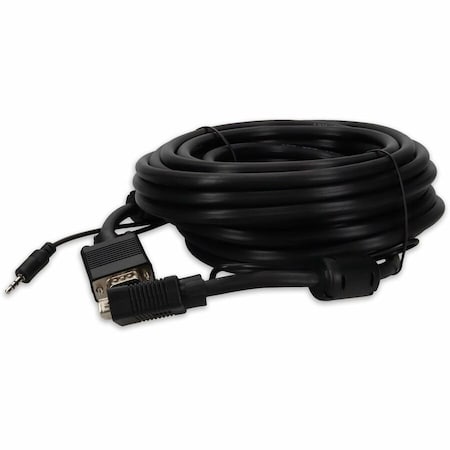 Add-On AddOn 35ft VGA Male to VGA Male Black Cable For Resolution Up to 1920x1200 (WUXGA) VGAMM35A