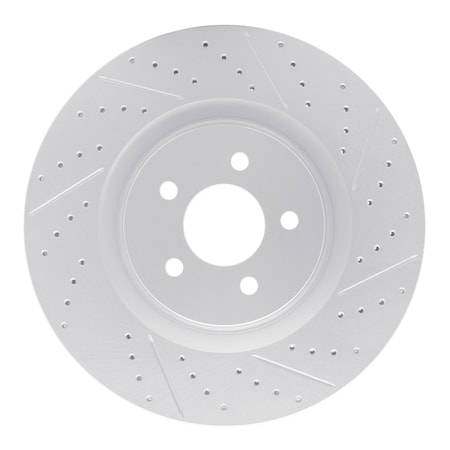 Dynamic Friction Co DFC Geoperformance Rotor - Drilled and Slotted 830-54060R