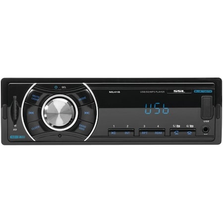 Soundstorm Single-Din In-Dash Mechless Receiver With Bluetooth ML41B