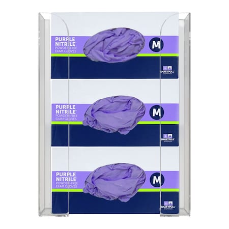 Origin Dispensing Solutions Glove Dispenser-Triple-Stackable-PETG-Clear GL34X01CL