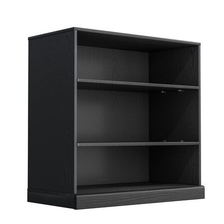 Homeroots 31" Black Wood Accent Cabinet 691116