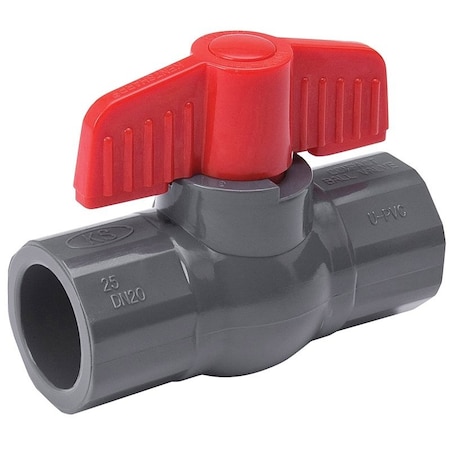 Homewerks B & K 107-606 Ball Valve, 1-1/4 in Connection, Compression, 150 psi Pressure, PVC Body VBVP80E6