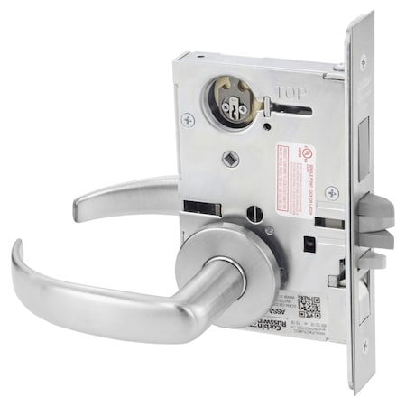 Corbin Russwin Apartment or Dormitory Mortise Lock, PS Lever, A Rose, Satin Chrome ML2067 PSA 626 LC