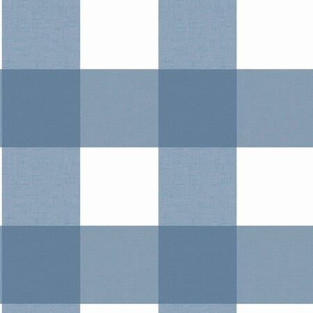 Chesapeake Amos Navy Gingham Wallpaper 3123-12533