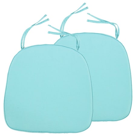 Leisuremod Modern Dining Chair Cushion Pads, Teal, 2PK CAC16TL2