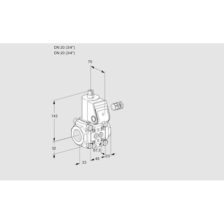 Honeywell Kromschroder VLV, SOLND, GAS, VAS 120R/NW KS88000264