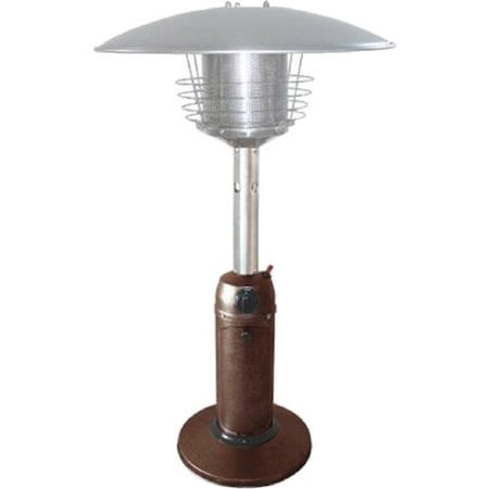 Hiland Table Top Patio Heater in Hammered Silver HLDS032-C
