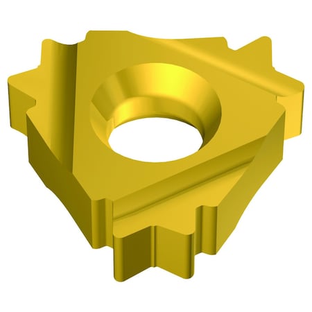Vardex Thread Turning Laydown V6 Inserts IC 3/8 in IN RH 12 TPI W VKX Grade 034-00033