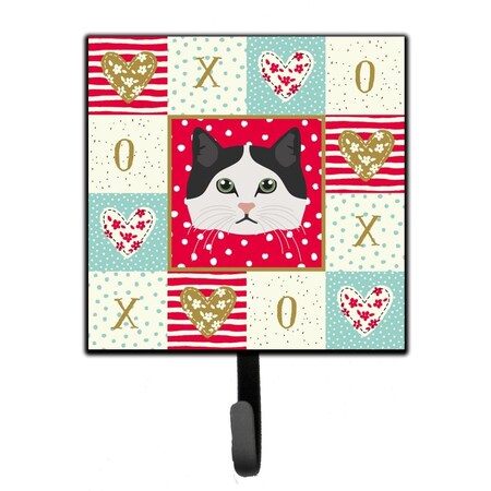 Carolines Treasures 4.25 x 1 x 7 in. Ragamuffin Cat Love Leash or Key Holder CK5152SH4