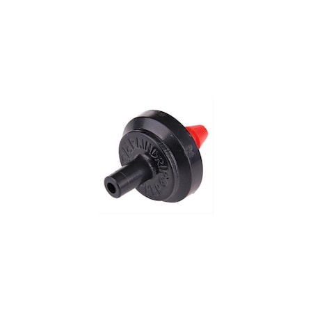 Raindrip Mini In-Line Dripper, 0.5 gph gph, Red, 25PK PC2025B