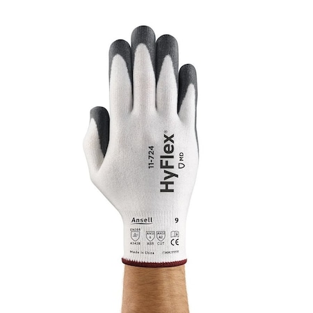 Ansell Cut Resistant Coated Gloves, Cut Level A2 , Polyurethane , 7 1 PR 11-724-VEND