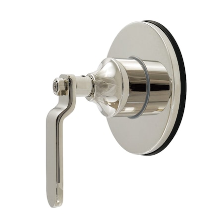 Kingston Brass Single-Handle Six-Way Diverter Valve with Round Trim Kit, Polished Nickel KS4036KL