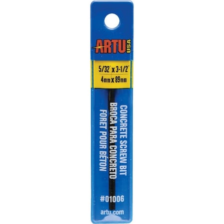 Artu 5/32'' x 3-1/2'' Masonry Drill Bit 1006