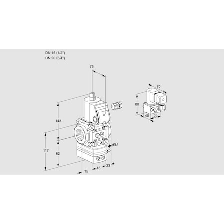 Honeywell Kromschroder VAG115/20R/NWAE KS88030225