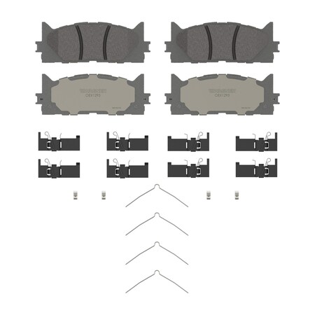 Wagner Brake OEX Front Disc Brake Pad Set Premium Ceramic,  OEX1293